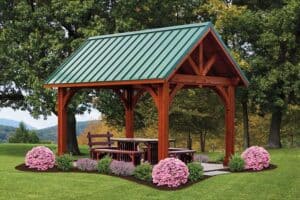 Alpine Cedar Wood Pavilion