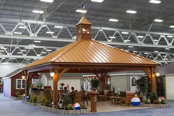 Wood Pavilion - Grand Estate - Buy a Pavilion - Backyard Pavilion
