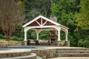 Vinyl A Frame Pavilion - Buy Backyard Outdoor Pavilions - Miami, Boynton Beach, Delray Beach, Boca Raton, Parkland, Pompano Beach, Lighthouse Pointe